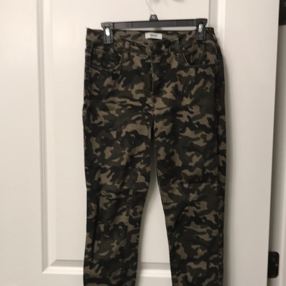 Camo ankle length stretch denim - Picture 1 of 4